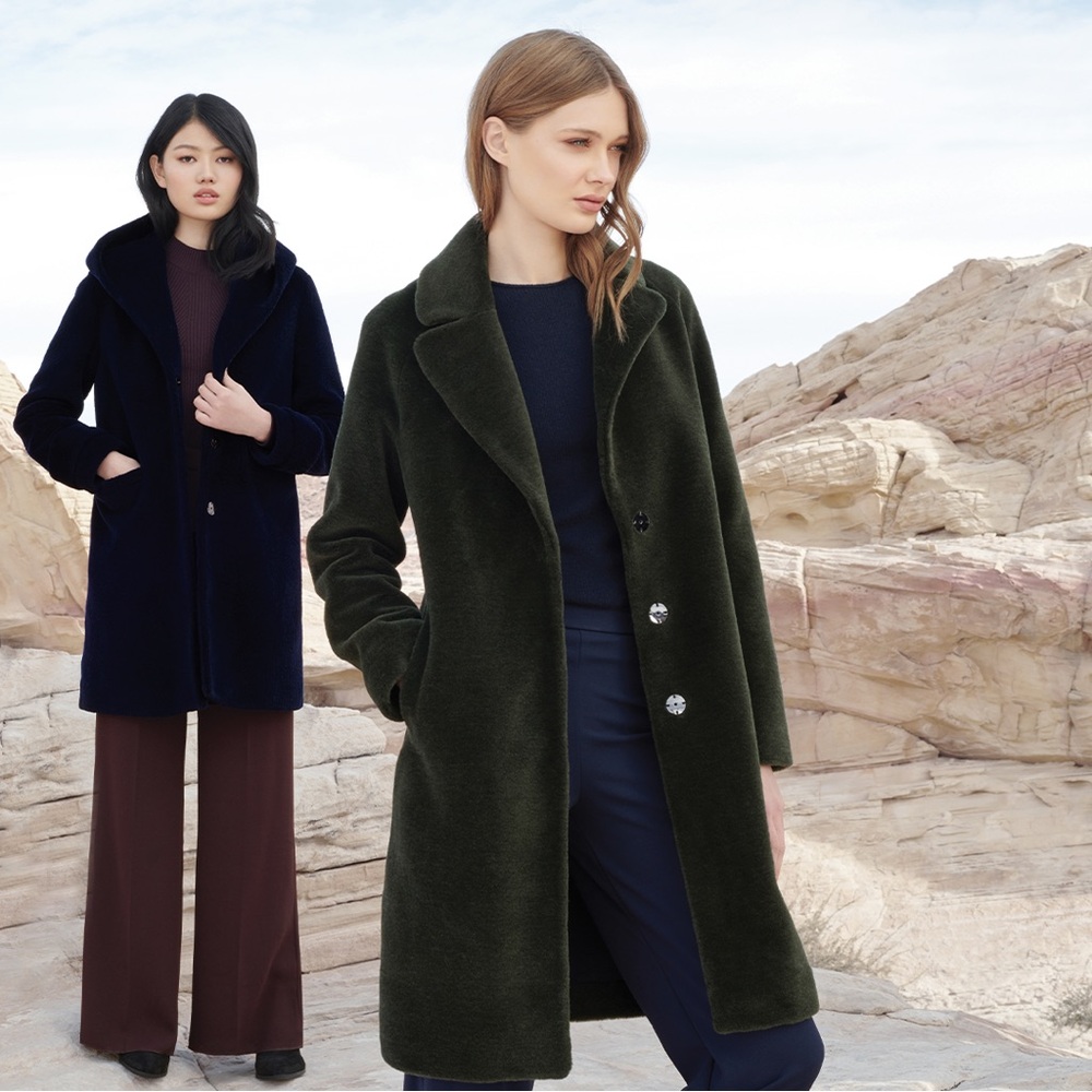 Soia & Kyo Rubina Brushed Wool Jacket in Matcha - Picture 1 of 11